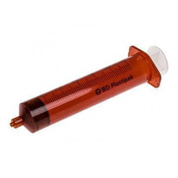 BD Plastipak 50ml Amber Syringe Luer Lock (Concentric)