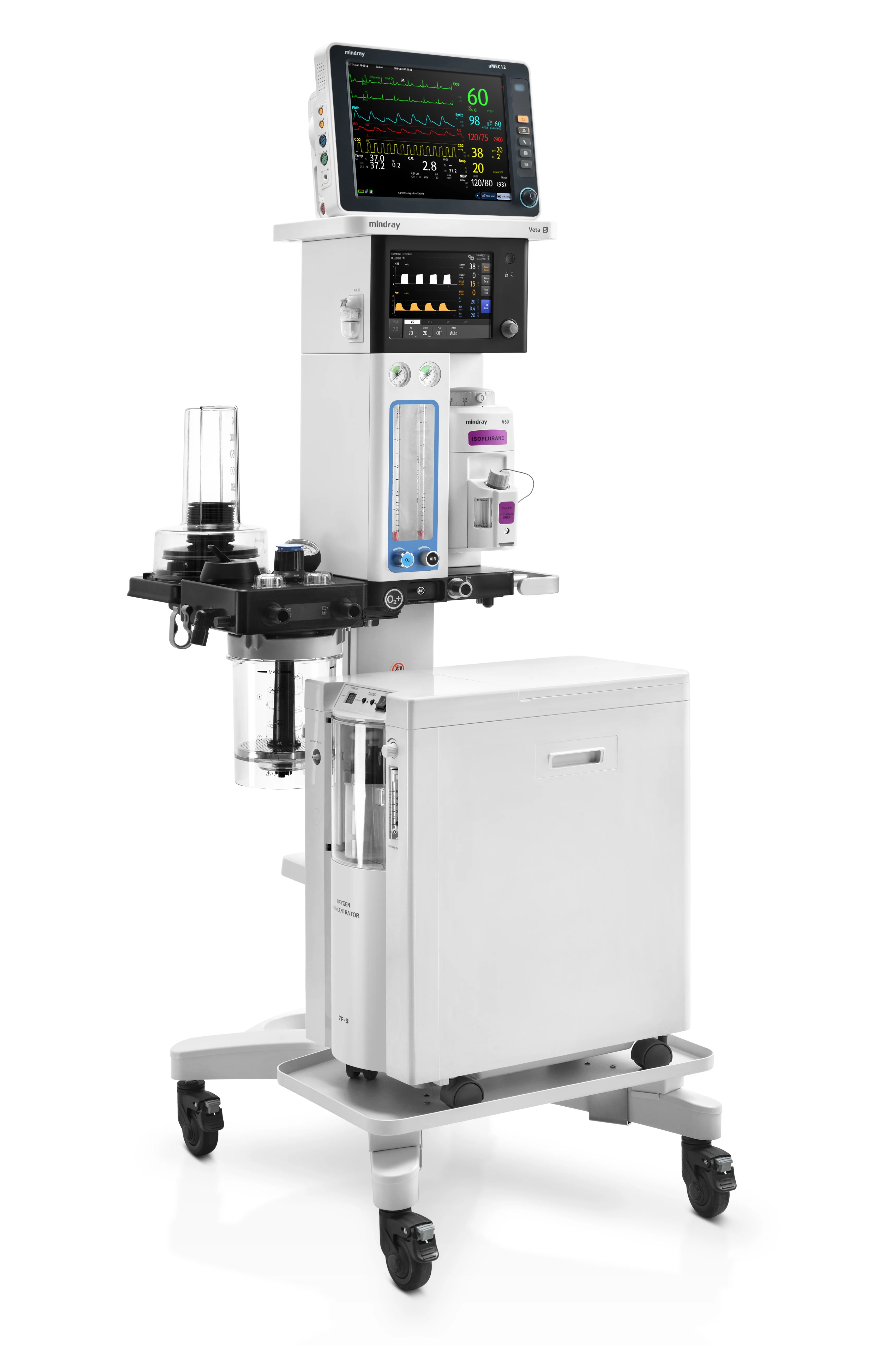 Mindray Animal Veta 5 Basic Key Fill Anaesthesia Machine - Image 10