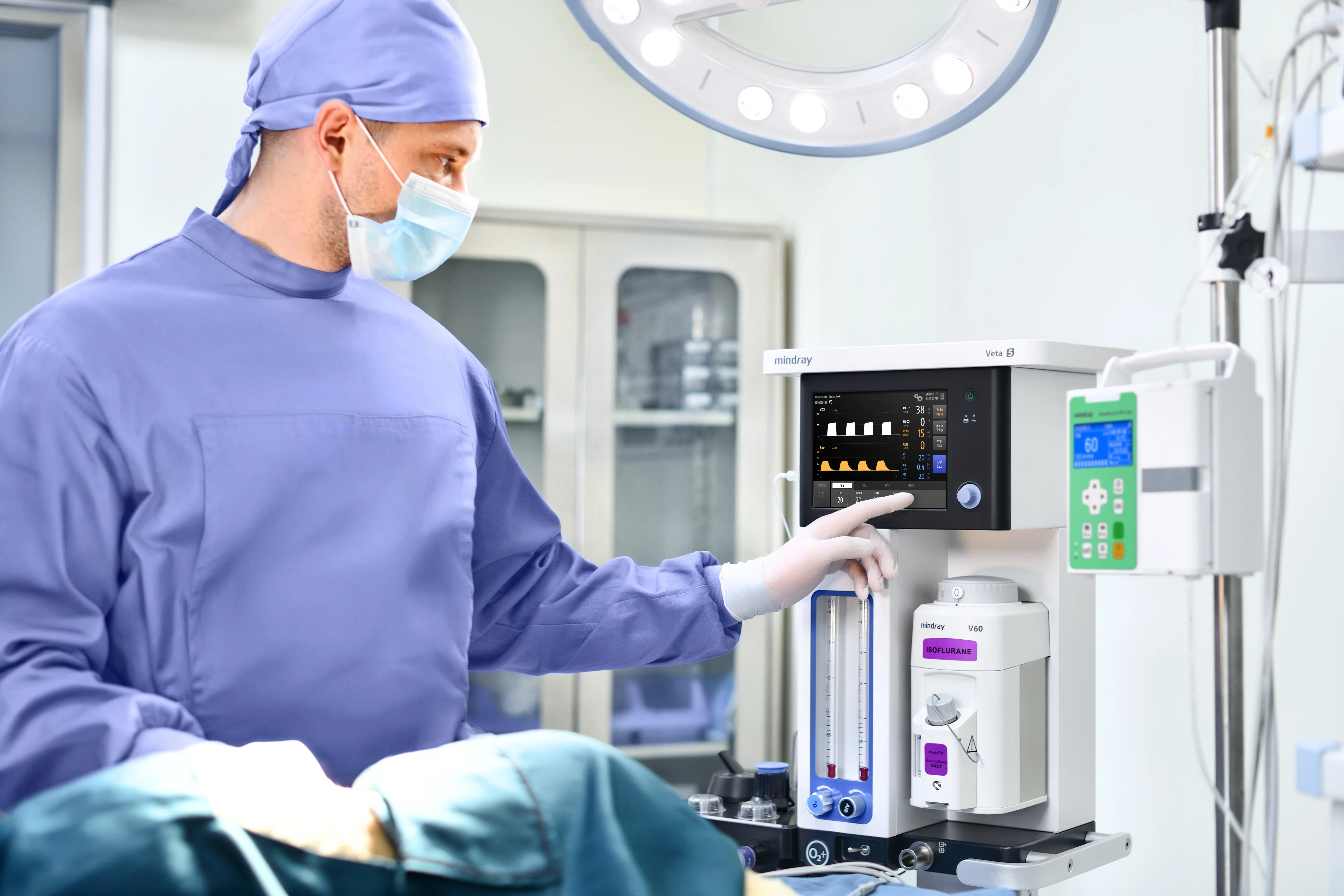 Mindray Animal Veta 5 Basic Key Fill Anaesthesia Machine - Image 3
