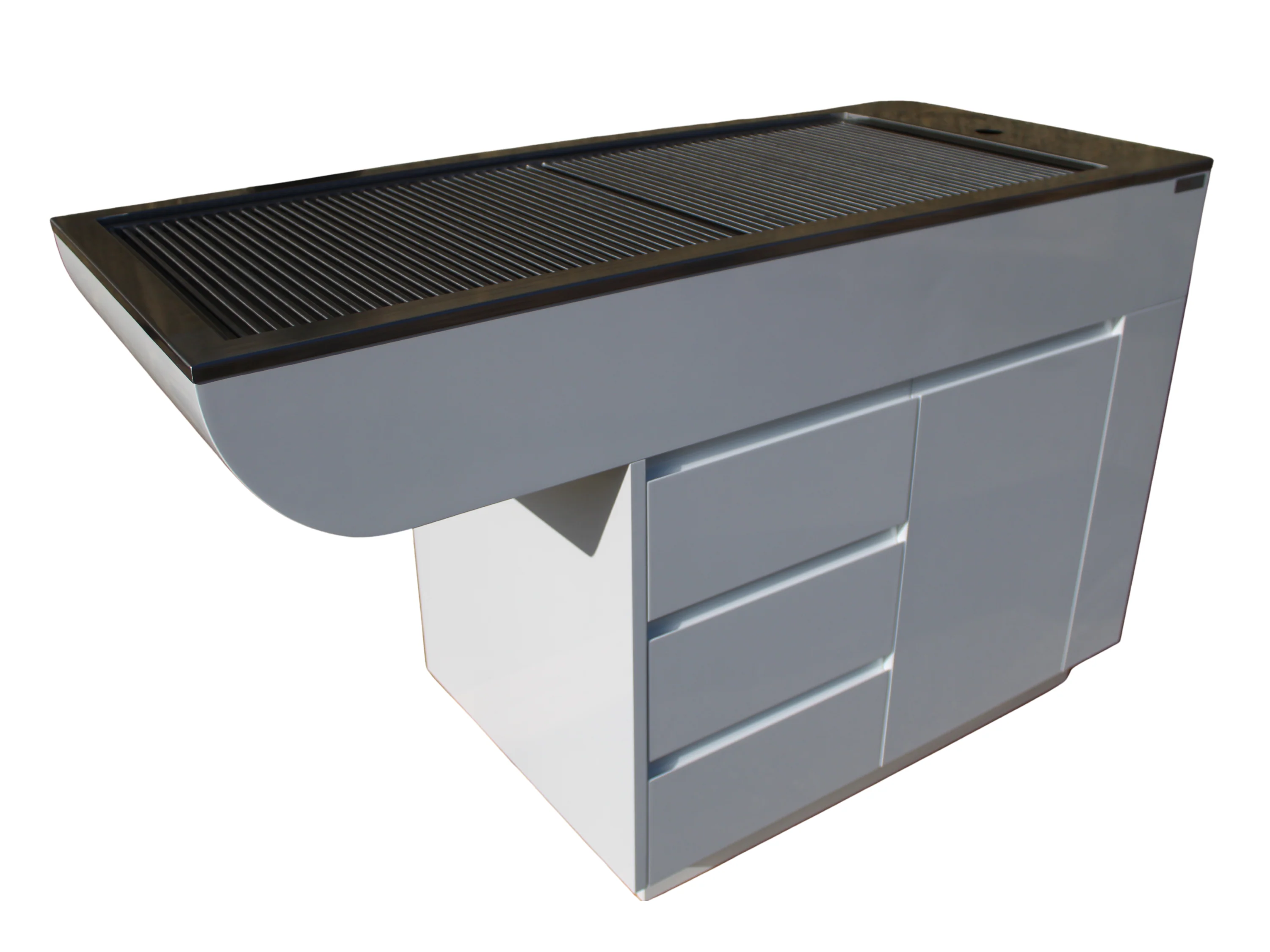 Tub Table with Tap, Cabinet & Drawers (1400x600x900mm) - Image 4